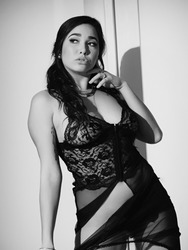 Karlee Grey Is Sultry In Black And White