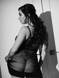 Karlee Grey Is Sultry In Black And White