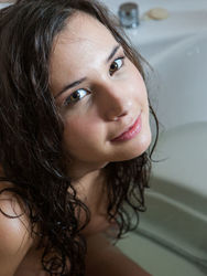 Oretha Mars Sexy Teen Takes A Bath