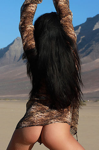 Monique In The Desert