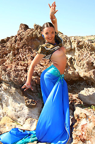 Perfection In A Blue Cape